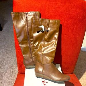 Never Worn Cognac Boots
